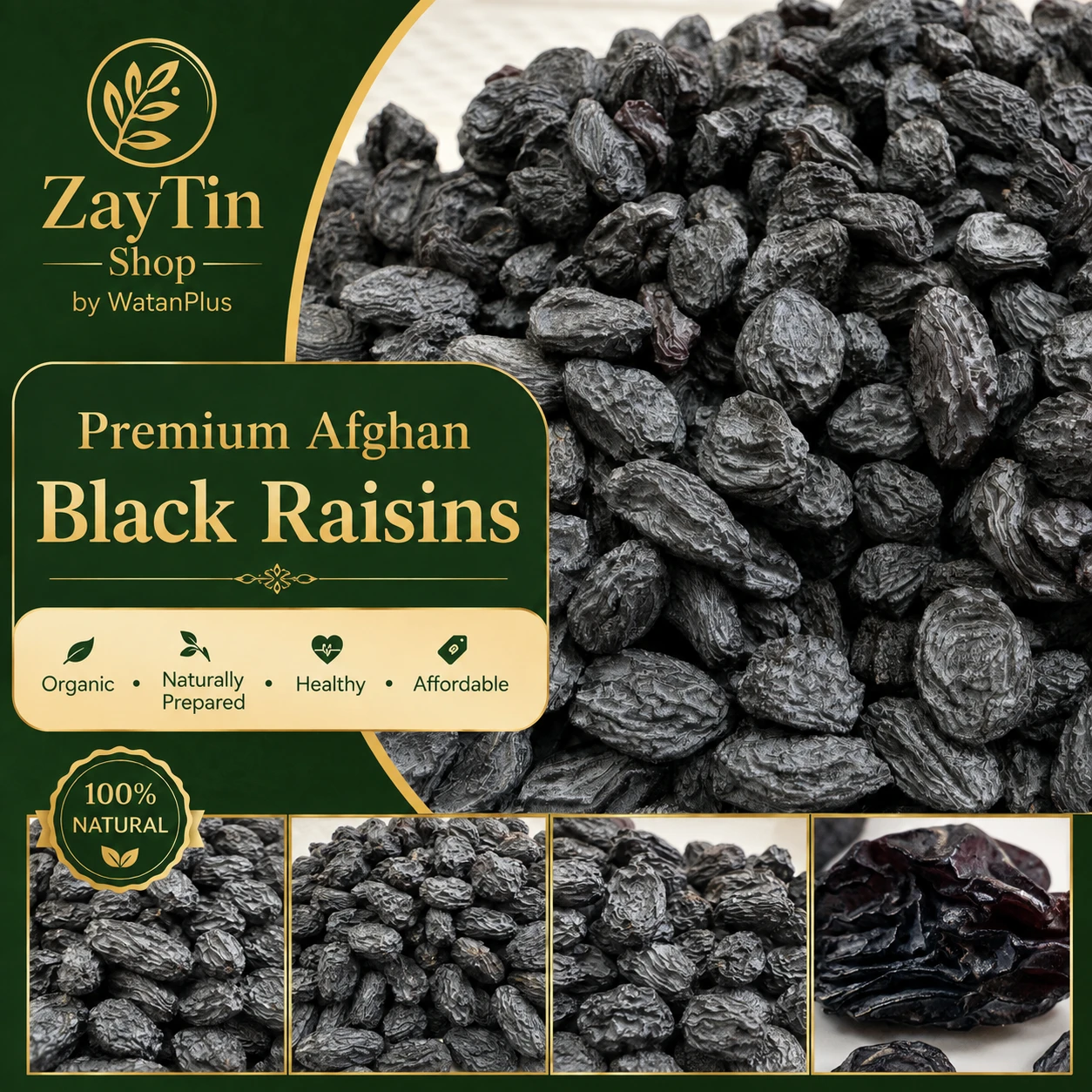 Premium Black Raisins
